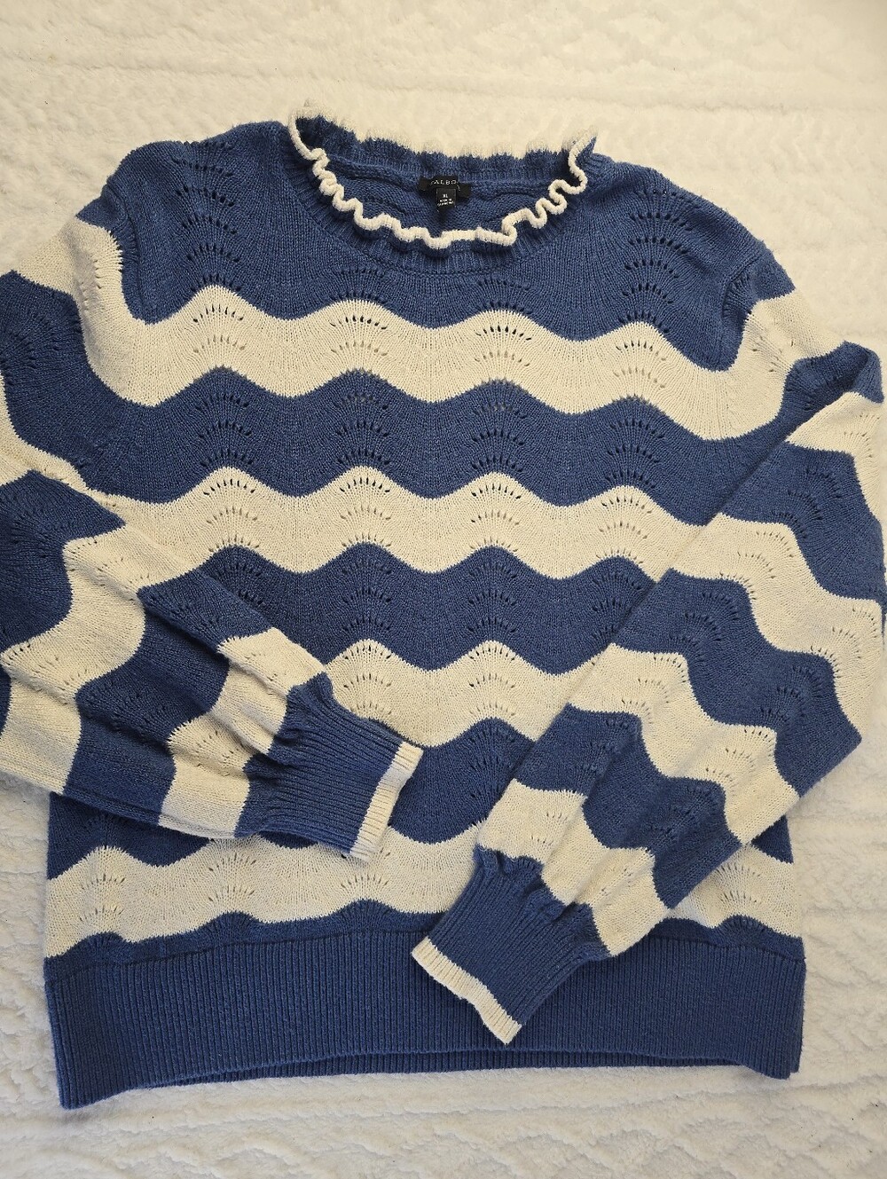 Soft Surroundings Tunic Top Pink Blue Plaid Long Sleeve Scoop Neck Pockets S